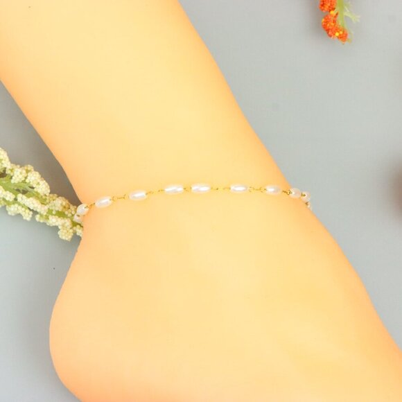 "Handmade Anklet – A Stylish Choice for Women, Thoughtful Gift Idea, EVCH1169 - Picture 2 of 9